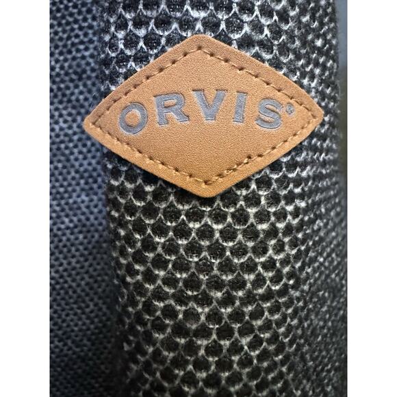 Orvis Classic Collection Men's 1/4 Zip Jacket  Sherpa Lined Fleece Gray XL - Picture 4 of 13